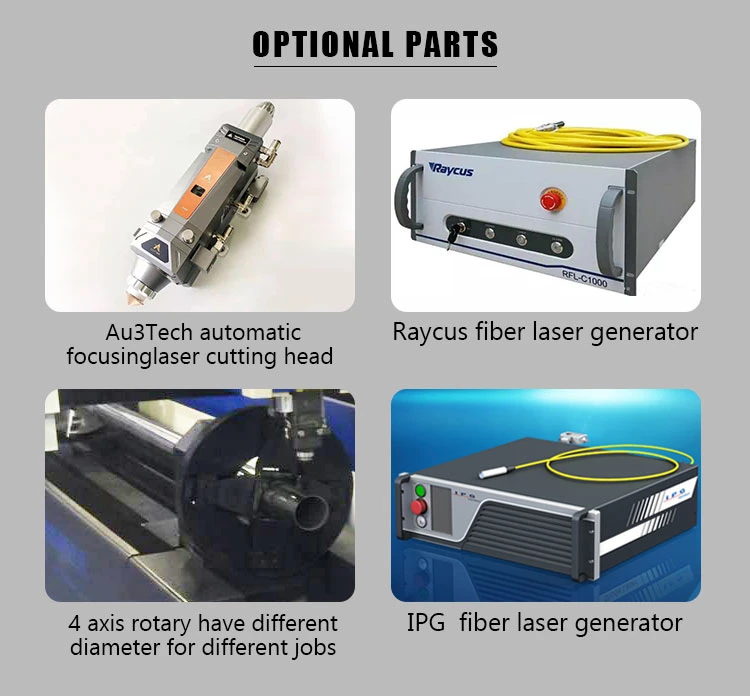 New Design Standard Configuration Powerful Fiber Laser Metal Cutting Machines CNC Router