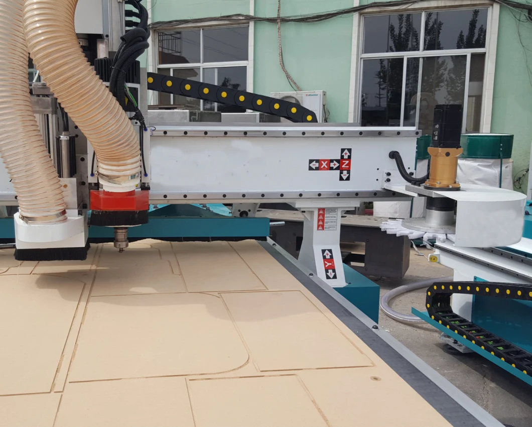 Hicas 3 Axis Nesting CNC Router Machine with Japan Servo Motor