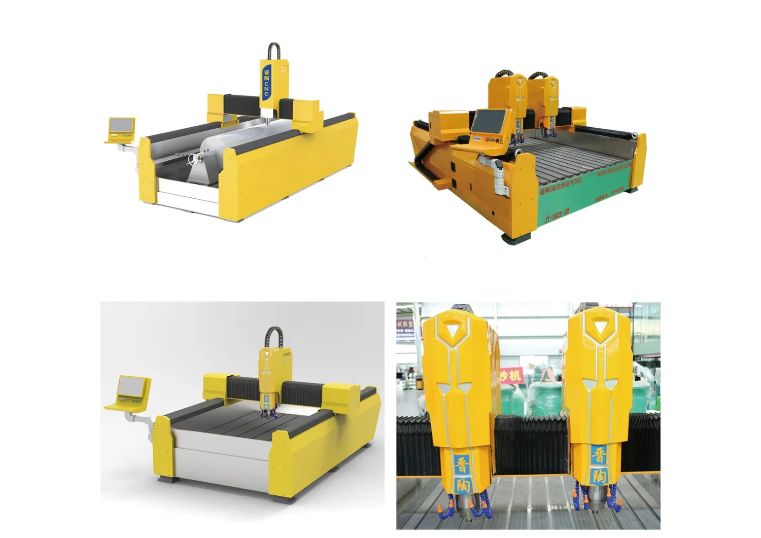 Dafon ダブルヘッド石彫刻 CNC ルーター大理石/御影石/墓石/カウンタートップ/シンク/タイル/玄武岩用